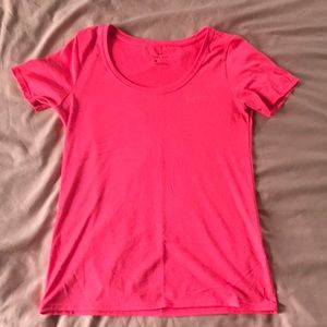 Hot pink Nike dri fit shirt